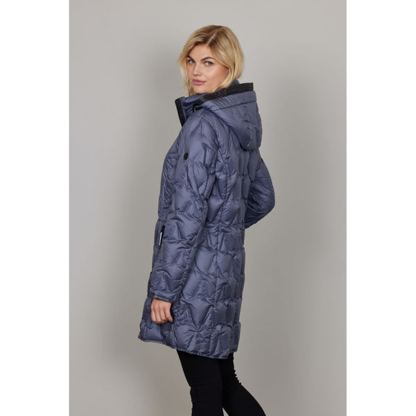 Dam Vinterjacka Klassisk Design Polyester för Kalla Dagar